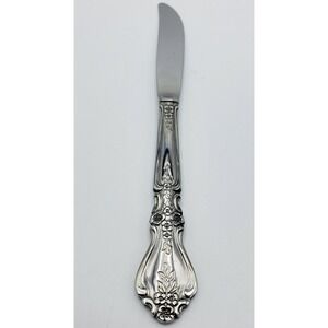 Rogers Co Stanley Roberts Kings Berry Pattern Stainles Dinner Knife Butter Korea